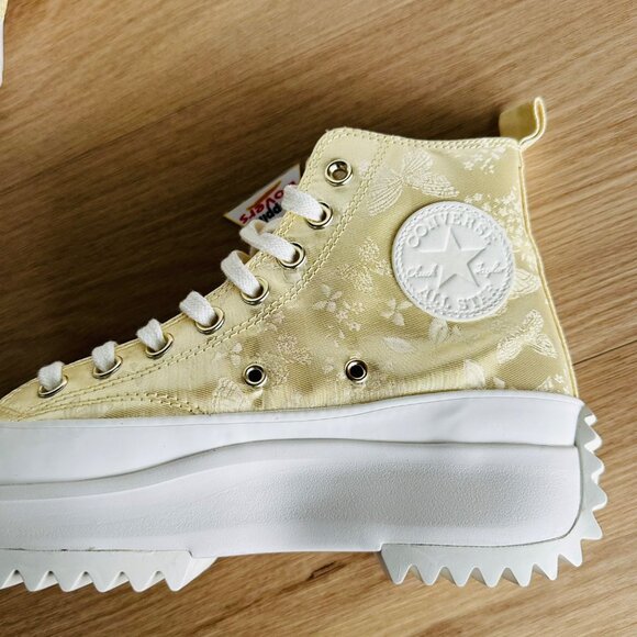 ⭐Rare Converse Run Star Hike Hi Platform Sz 8 Womens Shoes Satin Sneaker A06828C - Picture 10 of 14